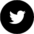 black and white Twitter logo