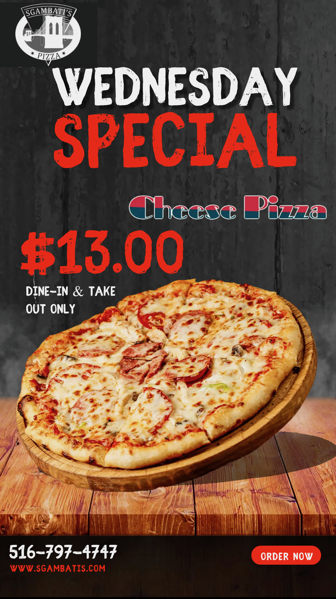 Wednesday Lunch Special